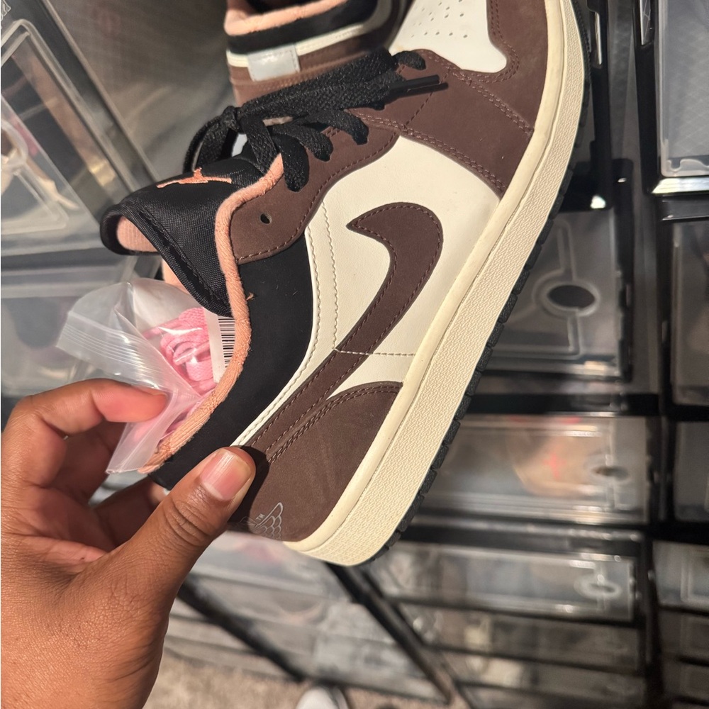 Nike Men's Sneakers - Brown, Black, and Cream